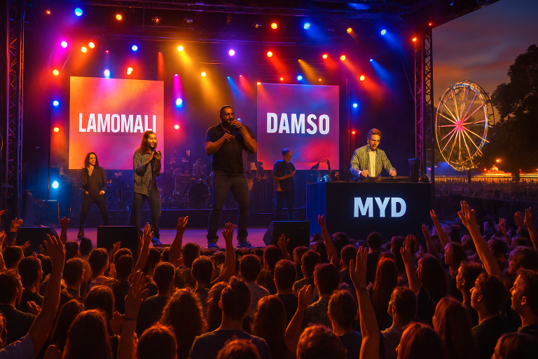 plongez dans l'ambiance du festival beauregard 2025 ! découvrez le programme complet de ce vendredi avec des performances inoubliables de damso, myd et lamolali. ne manquez pas cette journée festive remplie de musique et de découvertes.