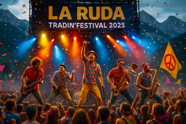 venez vivre une expérience musicale unique avec la ruda lors du tradin'festival 2025 dans les hautes-alpes. préparez-vous à une ambiance explosive et festive, où l'énergie du groupe promet de faire vibrer le public. ne manquez pas ce concert inoubliable !