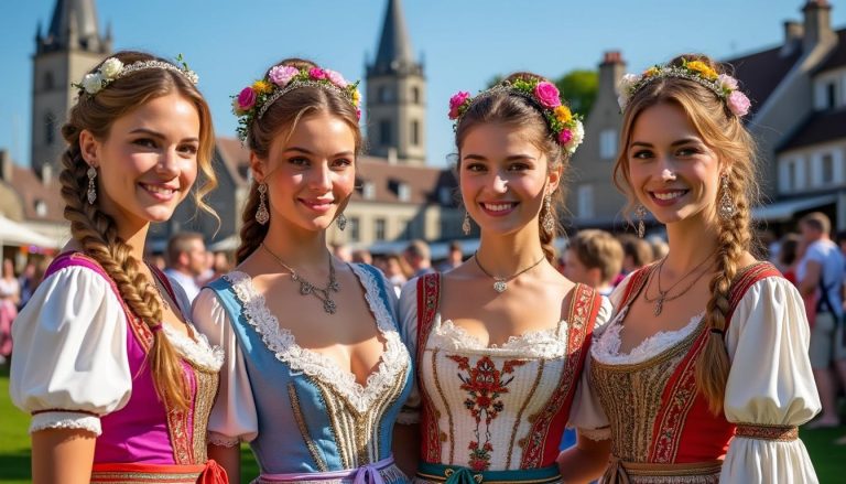 découvrez les candidates au titre de reine de cornouaille 2025 qui se présentent avec fierté à quimper. un événement festif célébrant la culture bretonne et la beauté locale.