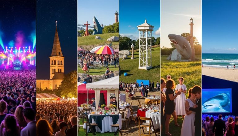 explorez la gironde du 25 au 31 août avec notre agenda culturel : trois festivals incontournables, un bal de la libération festif et une soirée dédiée aux requins. ne manquez rien des événements à vivre cette semaine !