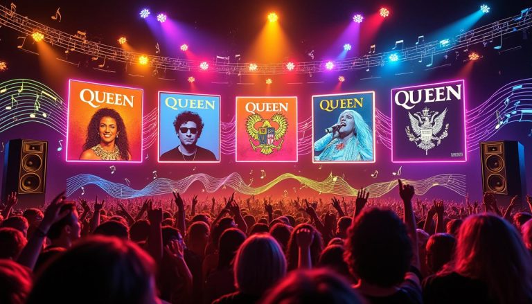 découvrez les cinq titres de queen les plus écoutés sur spotify, et plongez dans l’univers musical du légendaire groupe britannique !