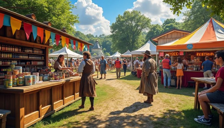 participez au festival du roi arthur 2025 : profitez des nouvelles attractions comme la supérette du camping, le bar drinkee et un espace spécialement conçu pour les bénévoles. vivez une expérience inoubliable !