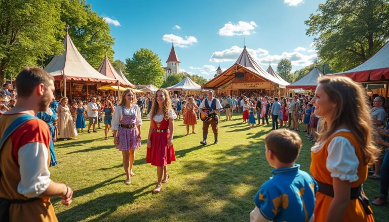 plongez dans l’ambiance unique du festival roi arthur et partagez une journée inoubliable aux côtés de passionnés de musique et d’aventure. découvrez les temps forts, les rencontres et la magie qui anime cet événement breton incontournable.