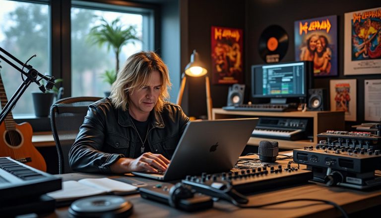 découvrez les coulisses du nouvel album de joe elliott, le frontman de def leppard. il partage son expérience et son processus créatif, révélant comment les ordinateurs portables ont remplacé les studios emblématiques comme abbey road dans la musique moderne.
