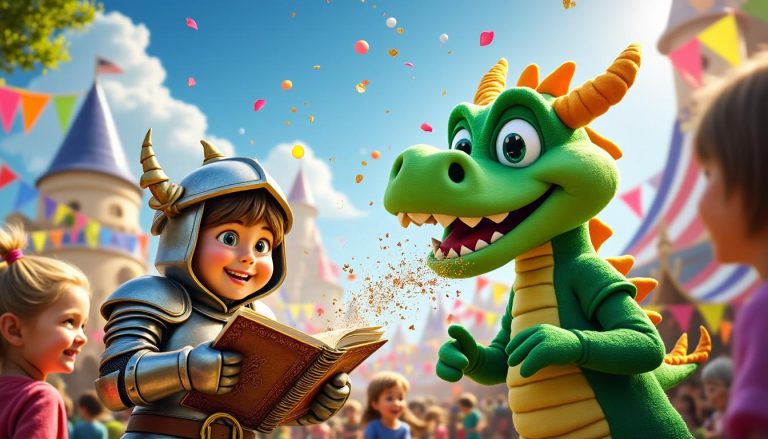 découvrez les nouvelles mascottes du festival du roi arthur : des personnages enchanteurs qui répandent la bonne humeur et promettent un sourire magique à toute la famille !