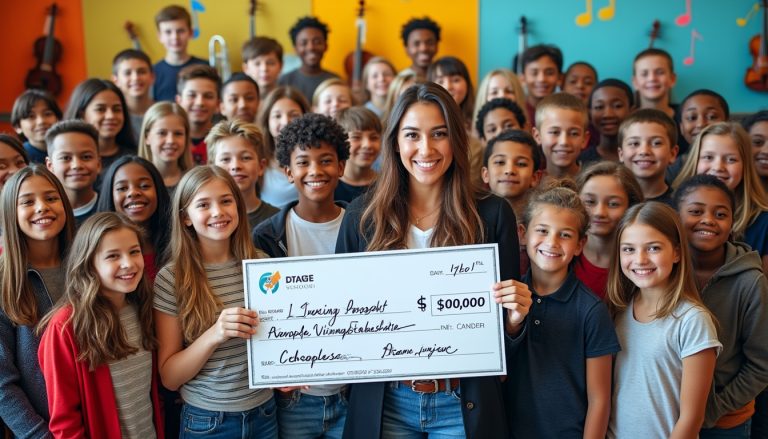 un don de 100 000 $ a été offert au district scolaire marin pour l’achat de nouveaux instruments de musique, soutenant ainsi l’éducation artistique et les jeunes musiciens de la région.